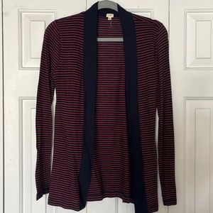 J Crew open front cardigan, xsmall